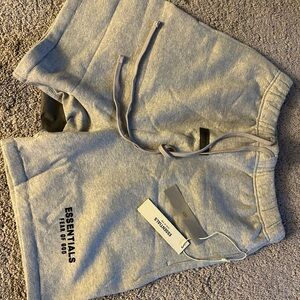 Fear of God Essentials Gray Athletic Shorts
